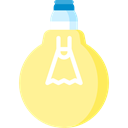 Electric, technology, invention, Light Bulbs, Idea, electricity, light Khaki icon