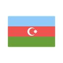 flag, Azerbaijan, Country, Nation Black icon