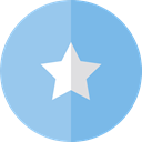 rate, shapes, signs, star, Favorite, Favourite, interface SkyBlue icon