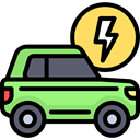 plug, Car, transportation, transport, Automobile, electric car, Electric Vehicle, Ecology And Environment Black icon