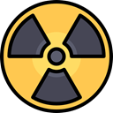 Energy, Alert, power, nuclear, industry, Radioactive, radiation, signs, Signaling SandyBrown icon