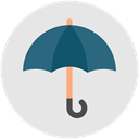 Umbrella, Business, Protection, Rain, insurance Gainsboro icon