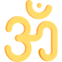 Om, oriental, Asian, religion, indian, Yoga, lotus, Cultures, religious, signs, meditation, hinduism Khaki icon
