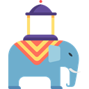 Wild Life, Animal Kingdom, India, elephant, zoo, Animals CornflowerBlue icon