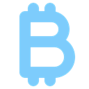 exchange, Bitcoin, Money, Currency LightSkyBlue icon