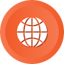 earth, global, globe, internet, world, Map Tomato icon