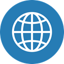 global, globe, international, Language, world, Circle, travel SteelBlue icon