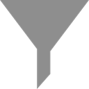 Filter, funnel, marketing Gray icon