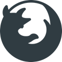 Firefox, Logo, Brand, Logos, Brands DarkSlateGray icon