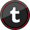Logo, Social, Tumblr, media DarkSlateGray icon