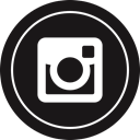 Logo, Social, Instagram, media Black icon