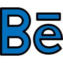 Behance, media, Logo, Social DarkCyan icon