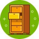 Keep, stock, chest, Drawer, save, Archive, furniture OliveDrab icon