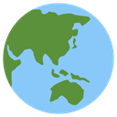 earth LightSkyBlue icon