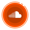 Soundcloud, social media icons OrangeRed icon