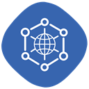 globe, internet, Connection, of, Things, internet of things SteelBlue icon