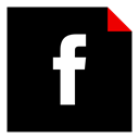 media, Logo, Facebook, Social, Brand Black icon