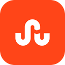 media, global, App, Social, Android, ios OrangeRed icon