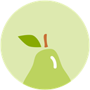 nutrition, health, food, pear PaleGoldenrod icon