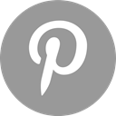 Social, pinterest, media, online DarkGray icon