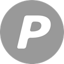 media, online, pay, Social, Pal DarkGray icon
