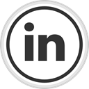 Logo, Linkedin, Social, media, online DarkSlateGray icon