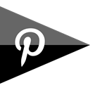 Brand, pinterest, Logo, Social, Company, media, flag Black icon