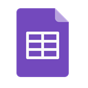 Service, Data, Suit, google, sheet, spreadsheets, File SlateBlue icon