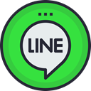 line, Logo, Social, social icon, media, network LimeGreen icon