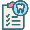 Dentist, medical, tooth, dental, Dentistry, oral hygiene, dental records SeaGreen icon