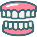 Dentist, Dentistry, Denture, gums, medical, tooth, dental SeaGreen icon