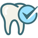 medical, tooth, Dentistry, Dentist, Dental Care, oral hygiene, tooth check SeaGreen icon