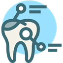 Dentist, Dentistry, dental records, toothx rays, detail, tooth, dental LightSkyBlue icon