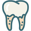 Dentistry, Teeth Cleaning, Decayed tooth, dental treatment, Dentist, tooth, dental Linen icon