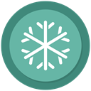 Cold, snowflake, Snow, Ice MediumAquamarine icon