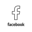 Brand, Logo, Facebook, social media Black icon