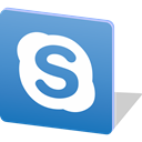 media, Logo, Skype, share, social media, Social SteelBlue icon