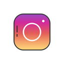 instagram logo, instagram button, social media, Instagram Black icon