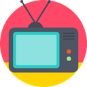 Box, television, set, Tv, Cable, screen Tomato icon