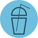 cool, drink, summer, fresh, beverage, tasty, smoothie SkyBlue icon