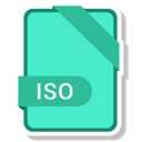 document, File, Extension, Iso Turquoise icon