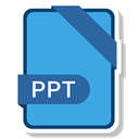 document, File, name, ppt CornflowerBlue icon