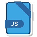 paper, File, Format, Extension, js CornflowerBlue icon
