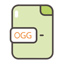 documents, Folders, Ogg, files, ogg icon PaleGoldenrod icon