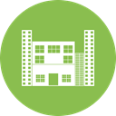 hotel, office, Building, city YellowGreen icon