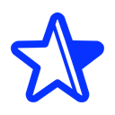 star, bookmark, Favourite, special, marked Black icon