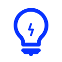 Idea, hint, creative, lamp, light, tip, bulb Black icon