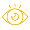 watch, Eye, look, vision, view, Idea Black icon