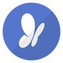 media, Msn, Logo, butterfly, Social, website SteelBlue icon
