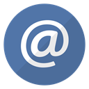 Email, Message, mail, Arobase SteelBlue icon